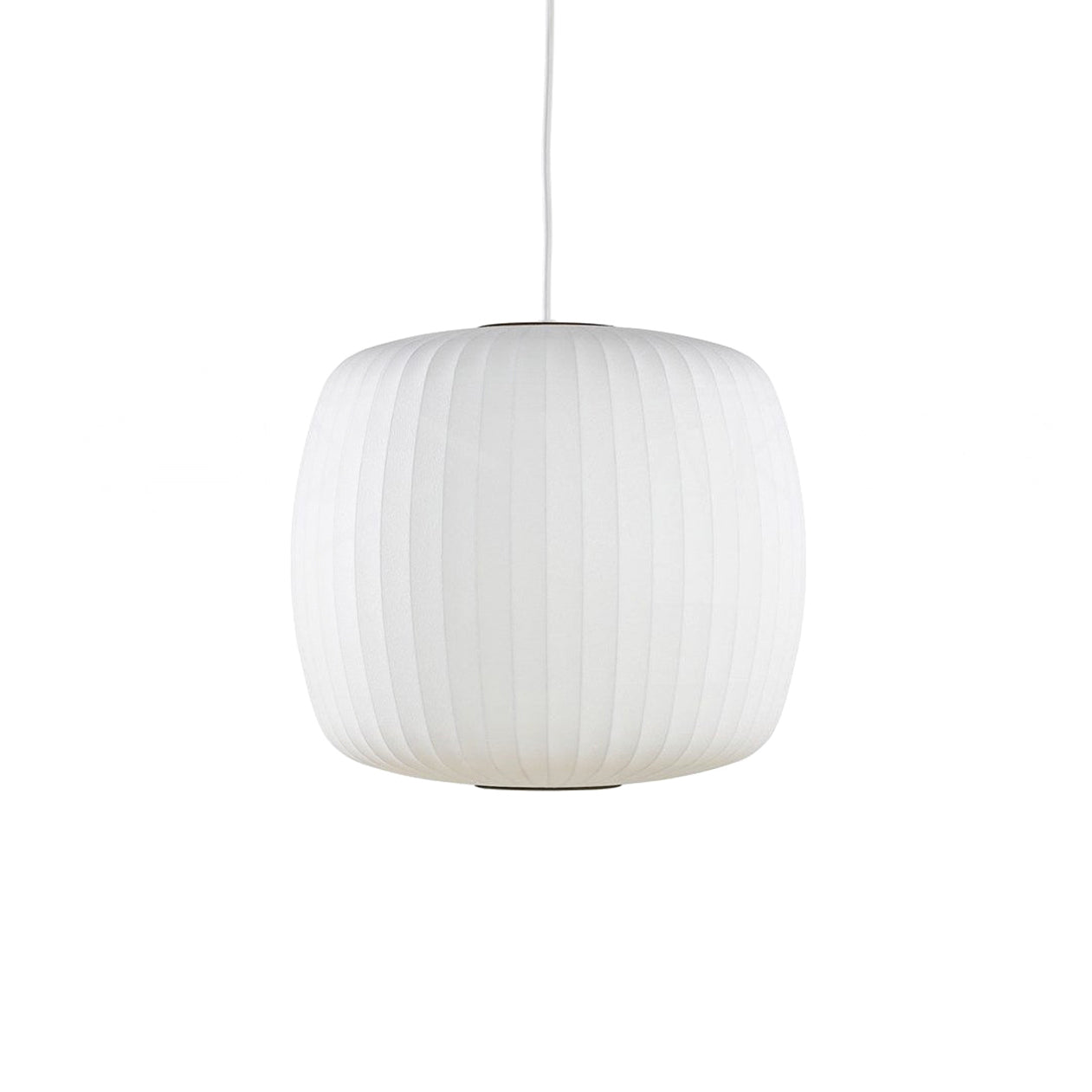 Bubble Pendant Light for Dining Room & Living Room – White Crisscross Shade Mid-Century Ceiling Light, Modern Entryway Hanging Lamp