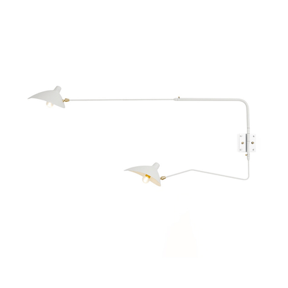 Multi-Arm Wall Sconce for Living Room & Hallway – Adjustable Sputnik LED Wall Light, Mid-Century Modern Reading & Accent Wall Lamp