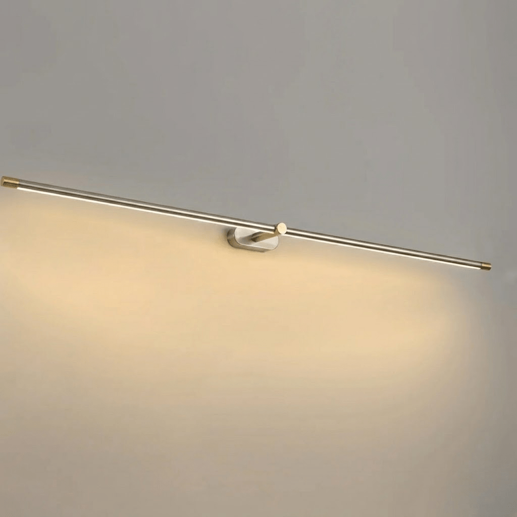 Linear Wall Sconce for Bedroom & Bathroom Vanity – Minimalist LED Wall Light, Modern Dimmable Hallway & Living Room Vanity Sconce