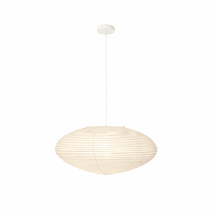 Paper Pendant Light for Dining Room & Bedroom – Japandi Washi Lantern Ceiling Light, Modern Minimalist Living Room Hanging Lamp
