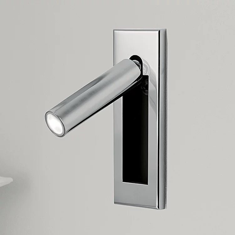 Recessed Bedside Reading Wall Sconce – Embedded LED Wall Light for Bedroom, Adjustable Modern Hallway & Living Room Reading Light