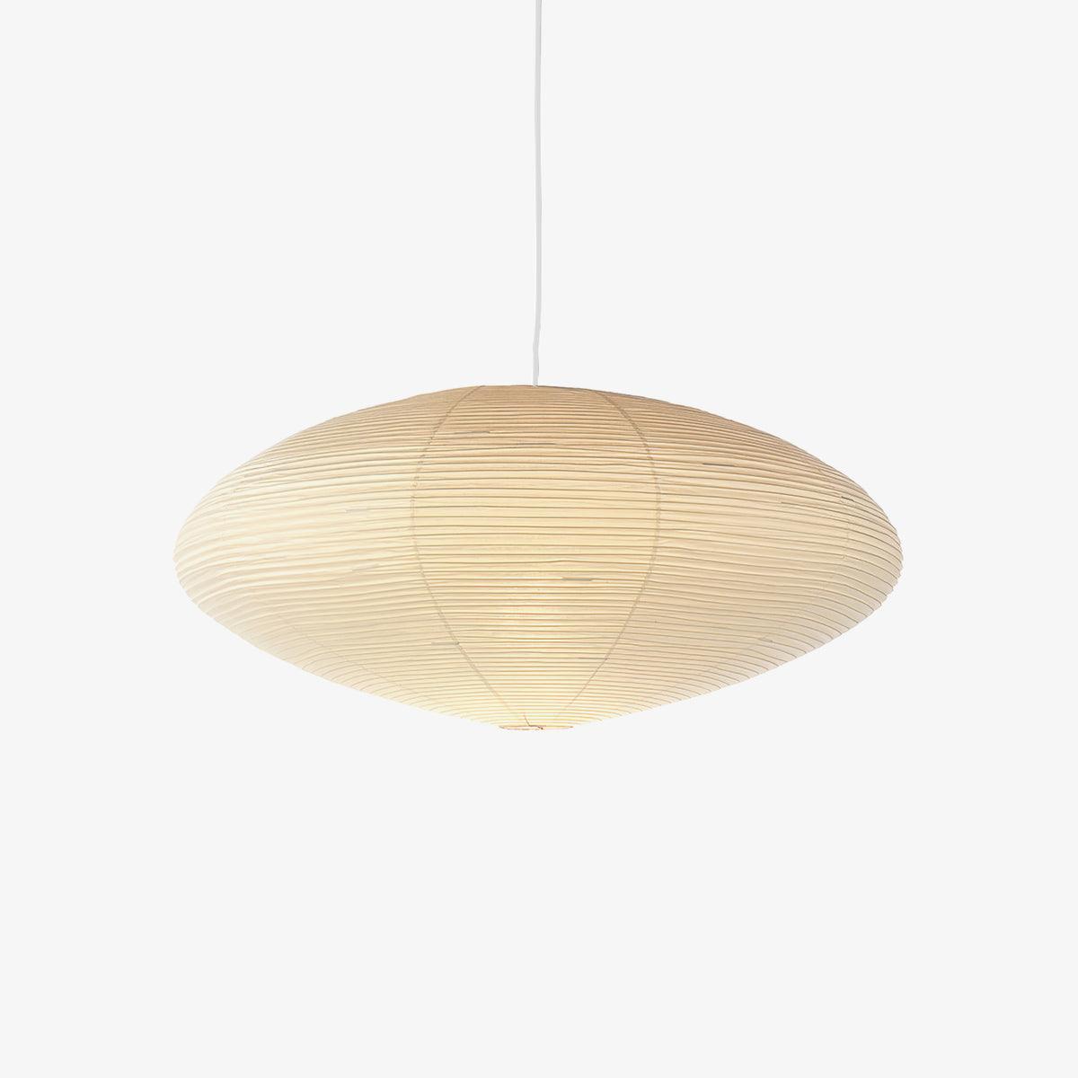 Paper Pendant Light for Dining Room & Bedroom – Japandi Washi Lantern Ceiling Light, Modern Minimalist Living Room Hanging Lamp