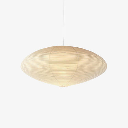 Paper Pendant Light for Dining Room & Bedroom – Japandi Washi Lantern Ceiling Light, Modern Minimalist Living Room Hanging Lamp