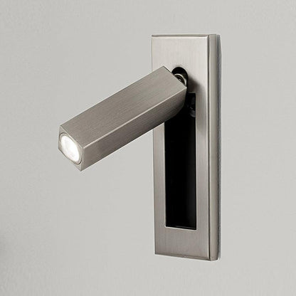 Recessed Bedside Reading Wall Sconce – Embedded LED Wall Light for Bedroom, Adjustable Modern Hallway & Living Room Reading Light
