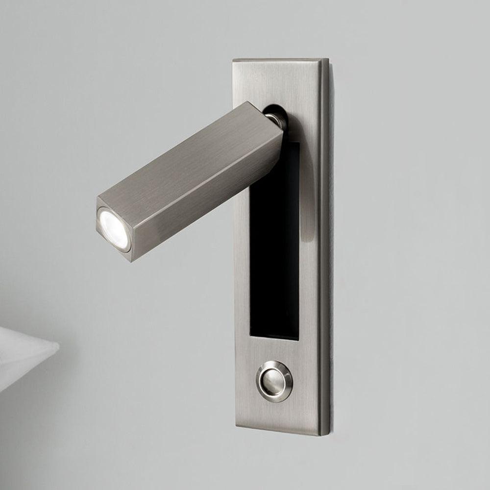 Recessed Bedside Reading Wall Sconce – Embedded LED Wall Light for Bedroom, Adjustable Modern Hallway & Living Room Reading Light