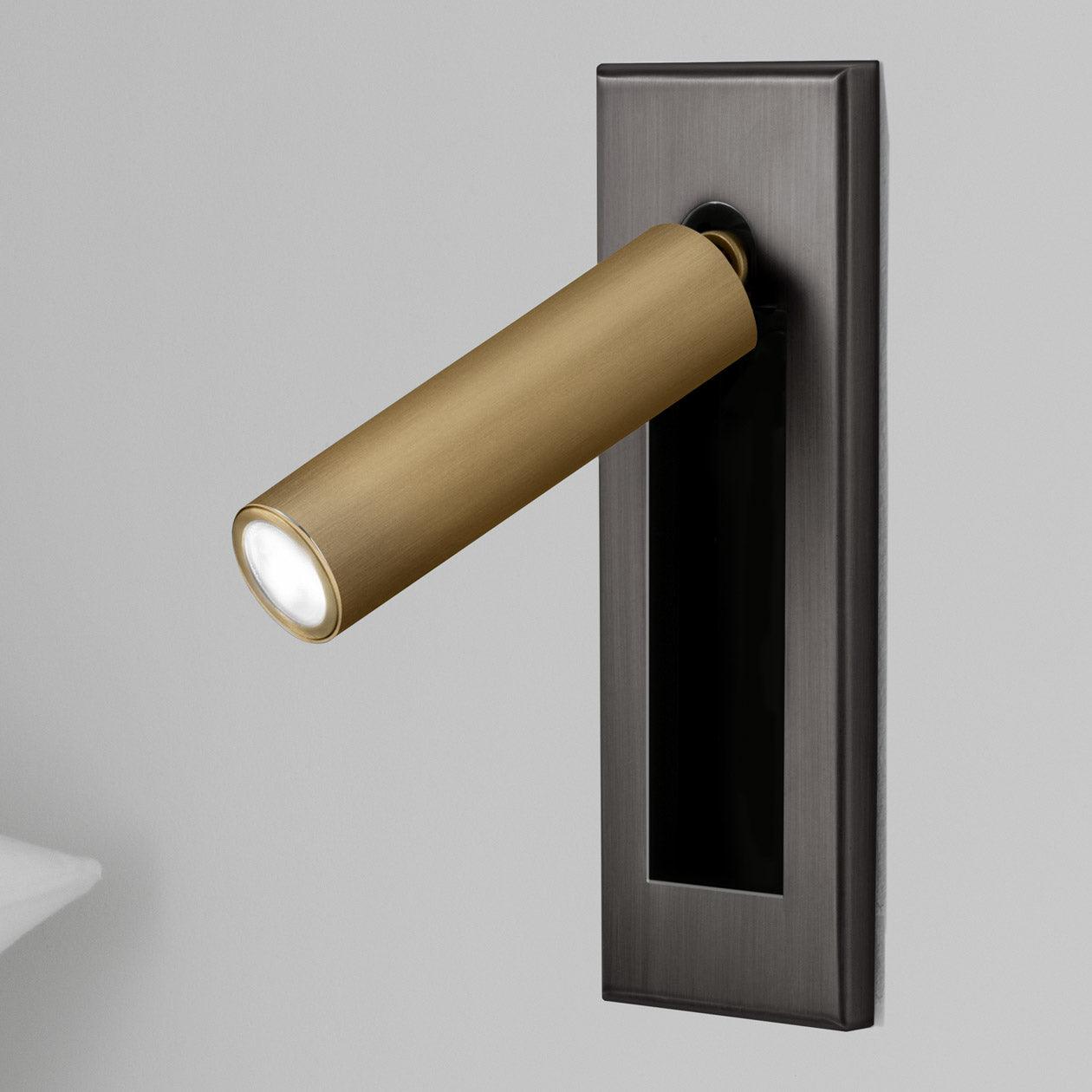 Recessed Bedside Reading Wall Sconce – Embedded LED Wall Light for Bedroom, Adjustable Modern Hallway & Living Room Reading Light