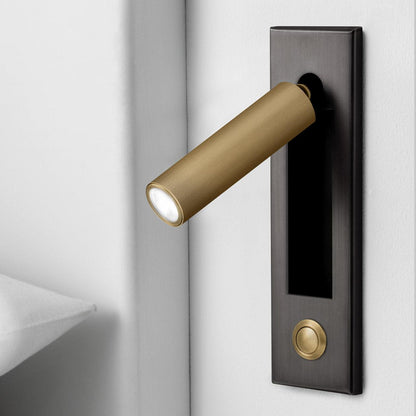 Recessed Bedside Reading Wall Sconce – Embedded LED Wall Light for Bedroom, Adjustable Modern Hallway & Living Room Reading Light