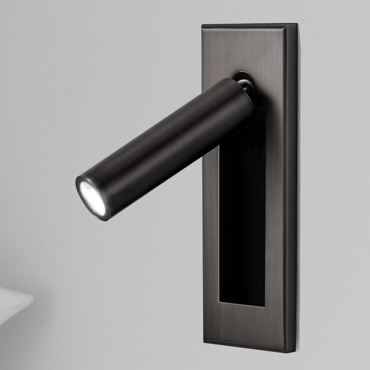 Recessed Bedside Reading Wall Sconce – Embedded LED Wall Light for Bedroom, Adjustable Modern Hallway & Living Room Reading Light