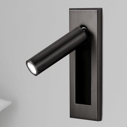 Recessed Bedside Reading Wall Sconce – Embedded LED Wall Light for Bedroom, Adjustable Modern Hallway & Living Room Reading Light