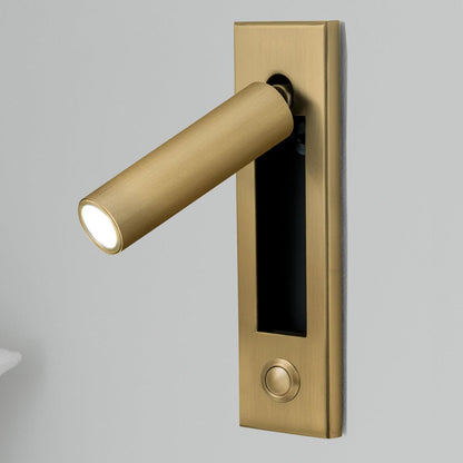 Recessed Bedside Reading Wall Sconce – Embedded LED Wall Light for Bedroom, Adjustable Modern Hallway & Living Room Reading Light