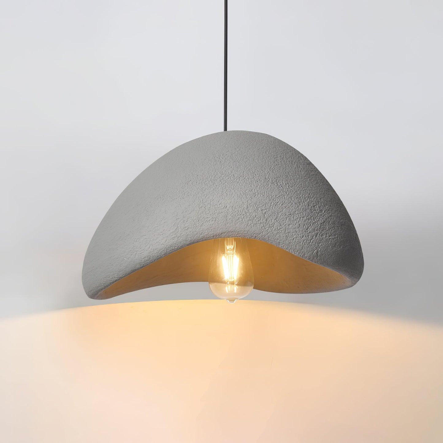 Sculptural Pendant Light for Dining Room & Kitchen Island – Modern Luminous LED Ceiling Light, Living Room Statement Hanging Pendant