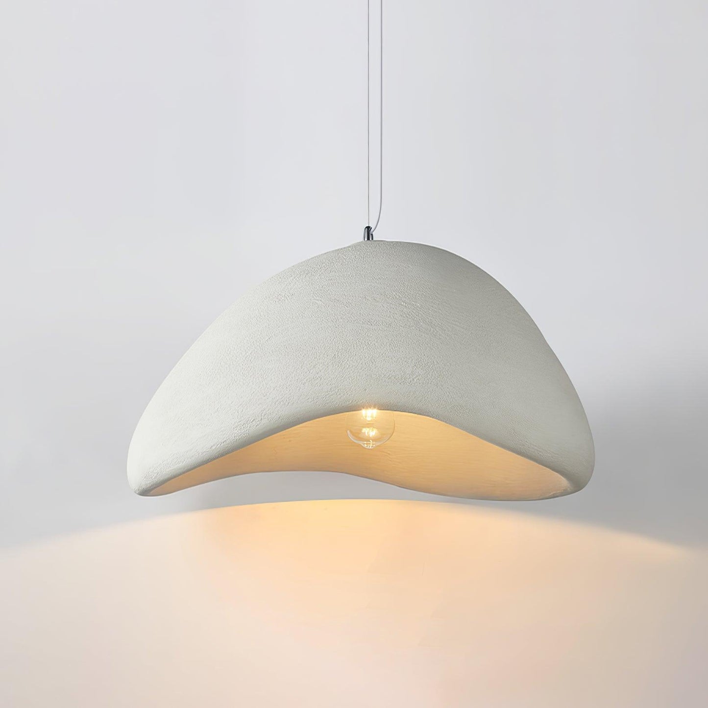Sculptural Pendant Light for Dining Room & Kitchen Island – Modern Luminous LED Ceiling Light, Living Room Statement Hanging Pendant