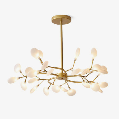 Sputnik Chandelier for Dining Room & Entryway – Mid-Century LED Starburst Ceiling Light, Modern Living Room Statement Chandelier