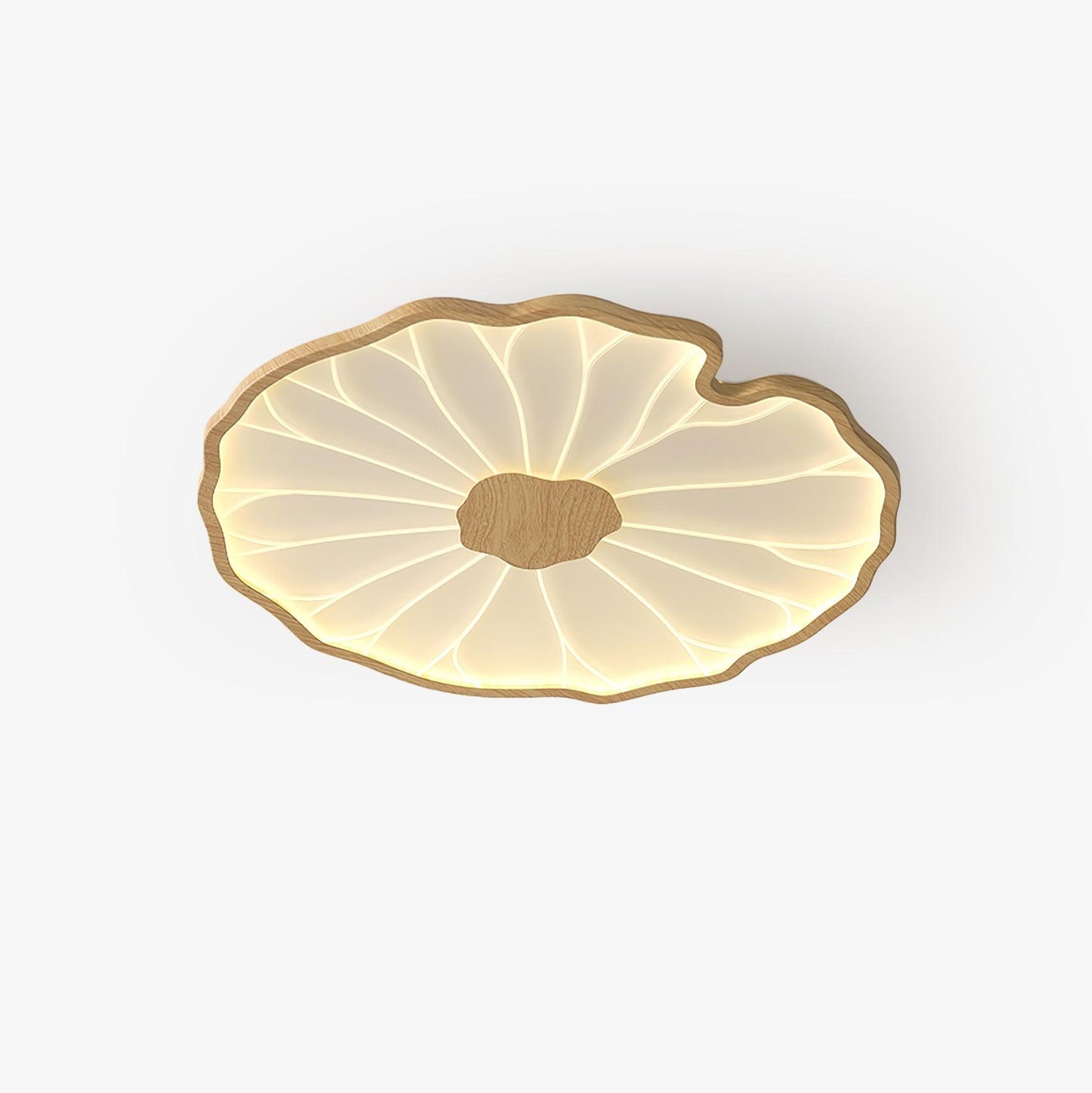 Lotus Leaf Ceiling Light for Bedroom & Living Room – Layered Sculptural LED Flush Mount, Modern Organic Dining & Entryway Fixture