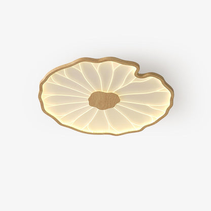 Lotus Leaf Ceiling Light for Bedroom & Living Room – Layered Sculptural LED Flush Mount, Modern Organic Dining & Entryway Fixture