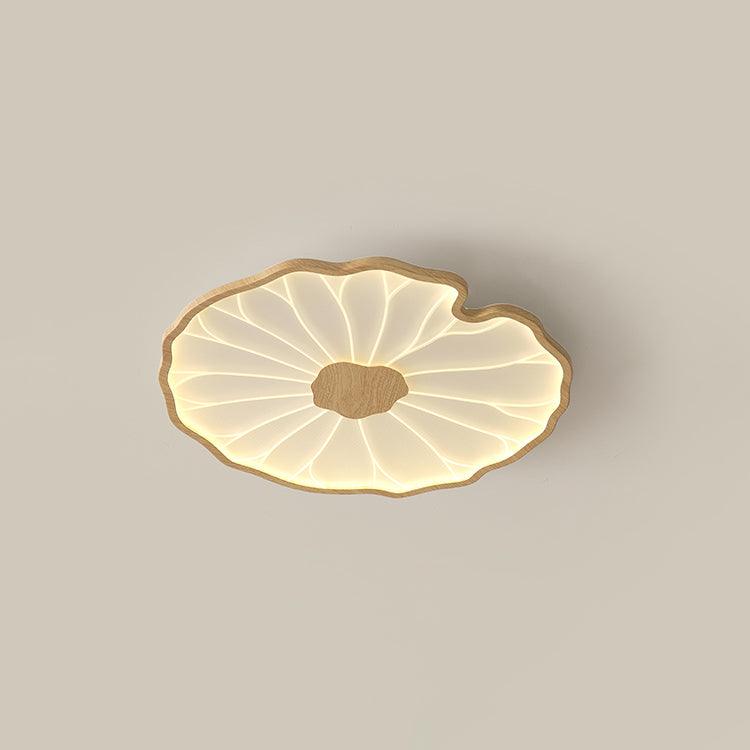 Lotus Leaf Ceiling Light for Bedroom & Living Room – Layered Sculptural LED Flush Mount, Modern Organic Dining & Entryway Fixture