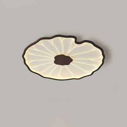 Lotus Leaf Ceiling Light for Bedroom & Living Room – Layered Sculptural LED Flush Mount, Modern Organic Dining & Entryway Fixture