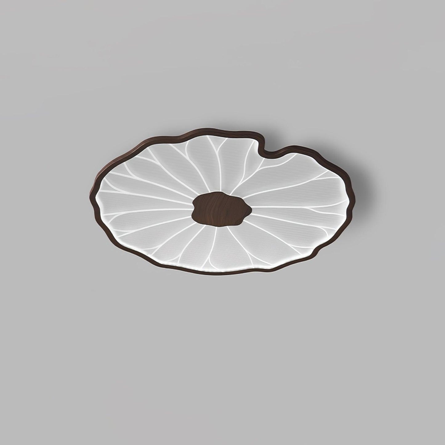 Lotus Leaf Ceiling Light for Bedroom & Living Room – Layered Sculptural LED Flush Mount, Modern Organic Dining & Entryway Fixture