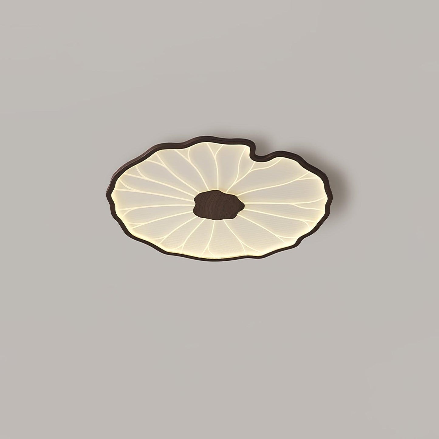 Lotus Leaf Ceiling Light for Bedroom & Living Room – Layered Sculptural LED Flush Mount, Modern Organic Dining & Entryway Fixture
