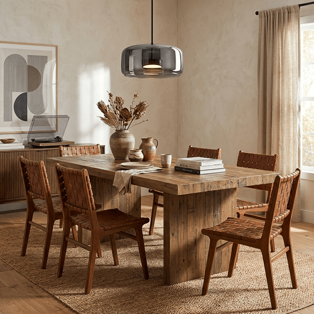 Glass Globe Pendant Light for Kitchen Island & Dining Room – Hand-Blown Sphere LED Ceiling Light, Modern Dimmable Living Room Pendant