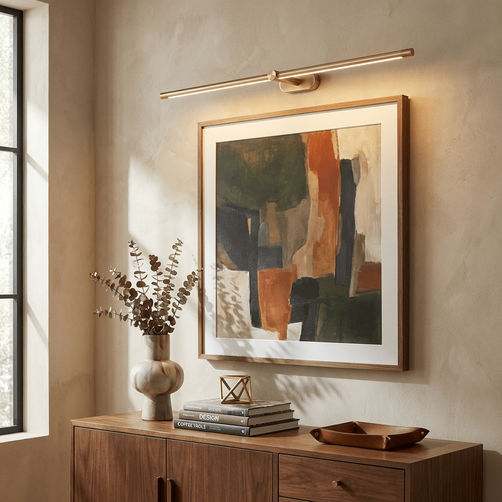 Linear Wall Sconce for Bedroom & Bathroom Vanity – Minimalist LED Wall Light, Modern Dimmable Hallway & Living Room Vanity Sconce