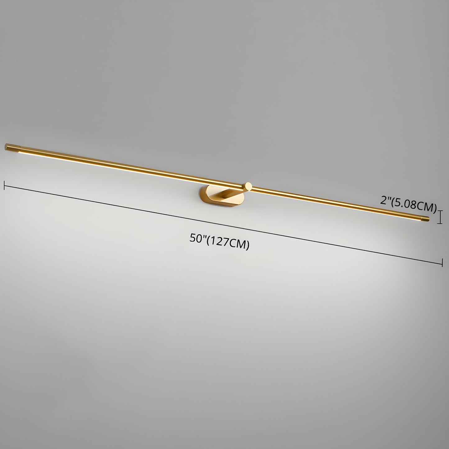 Linear Wall Sconce for Bedroom & Bathroom Vanity – Minimalist LED Wall Light, Modern Dimmable Hallway & Living Room Vanity Sconce