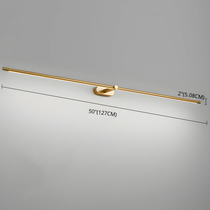 Linear Wall Sconce for Bedroom & Bathroom Vanity – Minimalist LED Wall Light, Modern Dimmable Hallway & Living Room Vanity Sconce