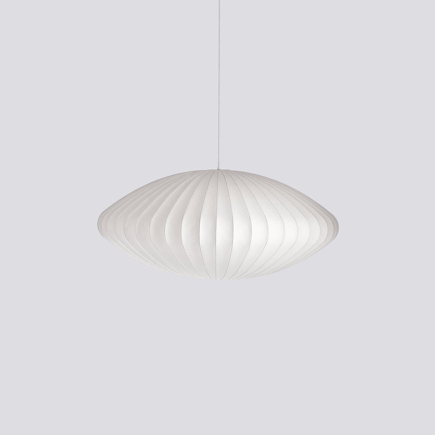 Bubble Pendant Light for Dining Room & Living Room – White Crisscross Shade Mid-Century Ceiling Light, Modern Entryway Hanging Lamp