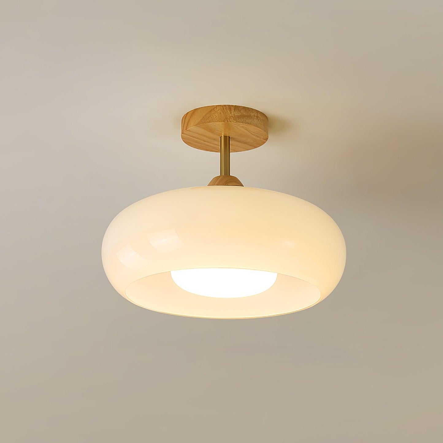 Flush Mount Ceiling Light for Hallway & Bedroom – Modern Low-Profile LED Ceiling Light, French Minimalist Kitchen & Entryway Fixture