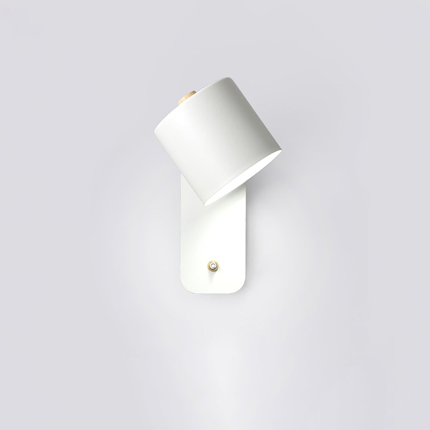 Cylinder Wall Sconce for Bedside & Hallway – Rotating LED Reading Wall Light, Minimalist Adjustable Modern Living Room Wall Lamp