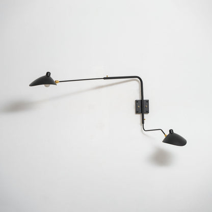 Multi-Arm Wall Sconce for Living Room & Hallway – Adjustable Sputnik LED Wall Light, Mid-Century Modern Reading & Accent Wall Lamp