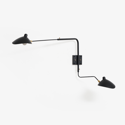 Multi-Arm Wall Sconce for Living Room & Hallway – Adjustable Sputnik LED Wall Light, Mid-Century Modern Reading & Accent Wall Lamp