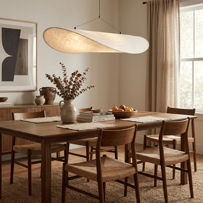Linear Pendant Light for Dining Table & Kitchen Island – Minimalist LED Bar Ceiling Light, Modern Office & Workspace Hanging Lamp