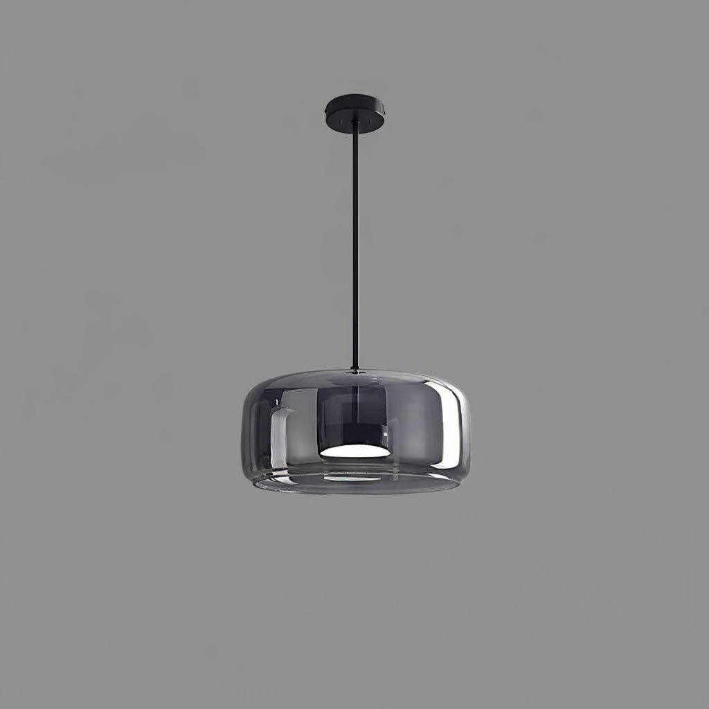 Glass Globe Pendant Light for Kitchen Island & Dining Room – Hand-Blown Sphere LED Ceiling Light, Modern Dimmable Living Room Pendant