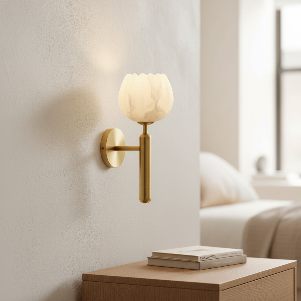 Mian Alabaster Wall Lamp hero