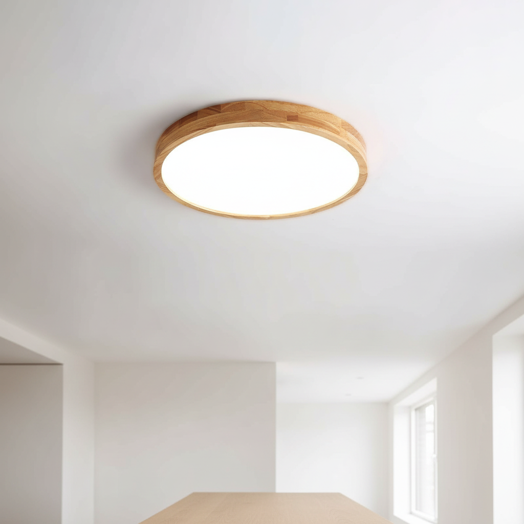 Geo Wooden Ceiling Light hero v2